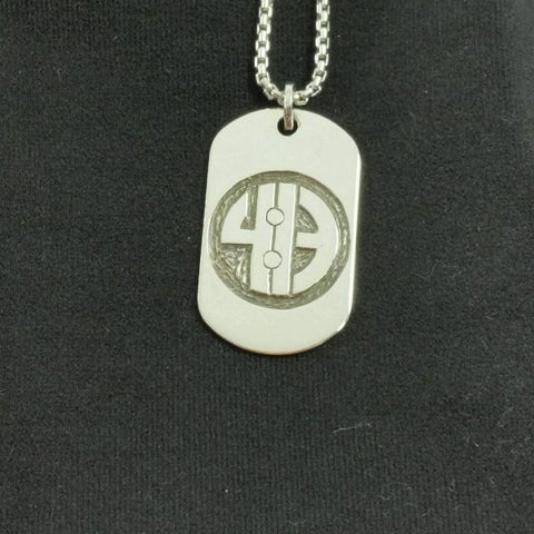 Sterling Silver Dog Tag